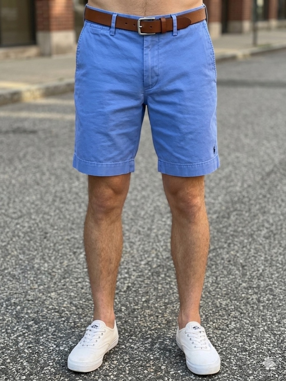 Ralph Lauren Polo Men’s Shorts Sky Blue, 30 waist, 9 inch short